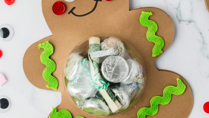 Free Gingerbread Candy Dome Craft with Template