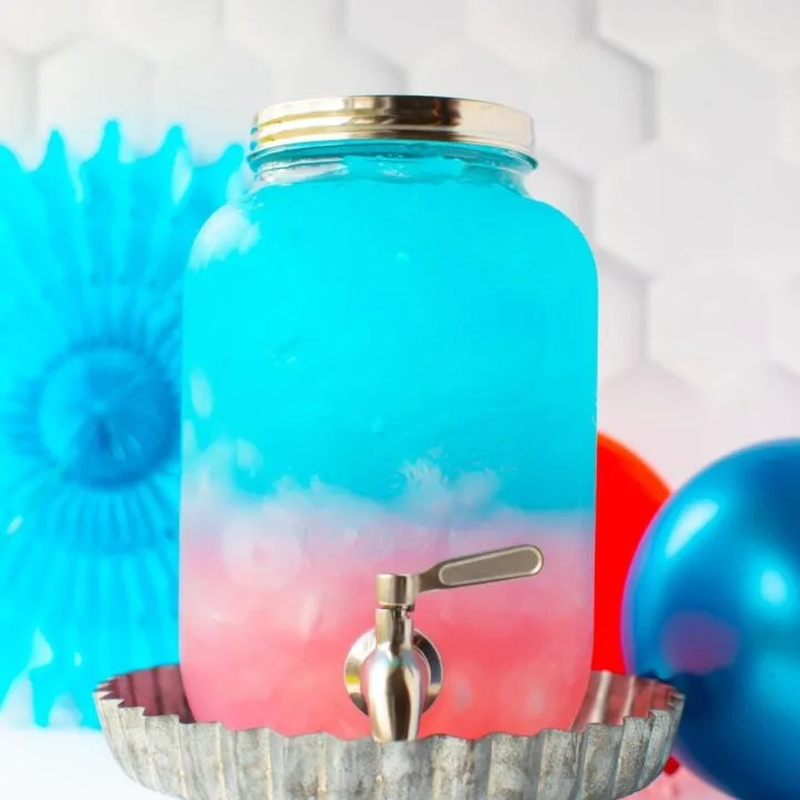 transformers layered punch, red white blue punch
