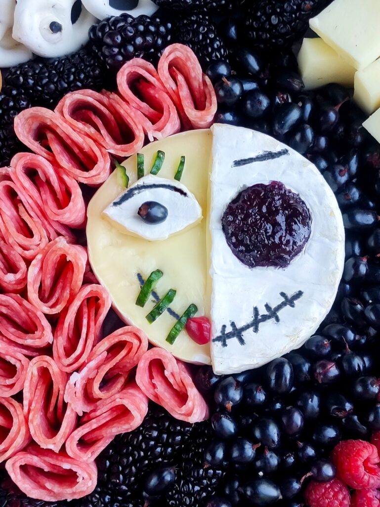 up close of jack and sally face