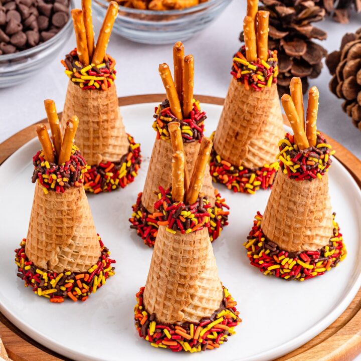 Autumn Cake Cones