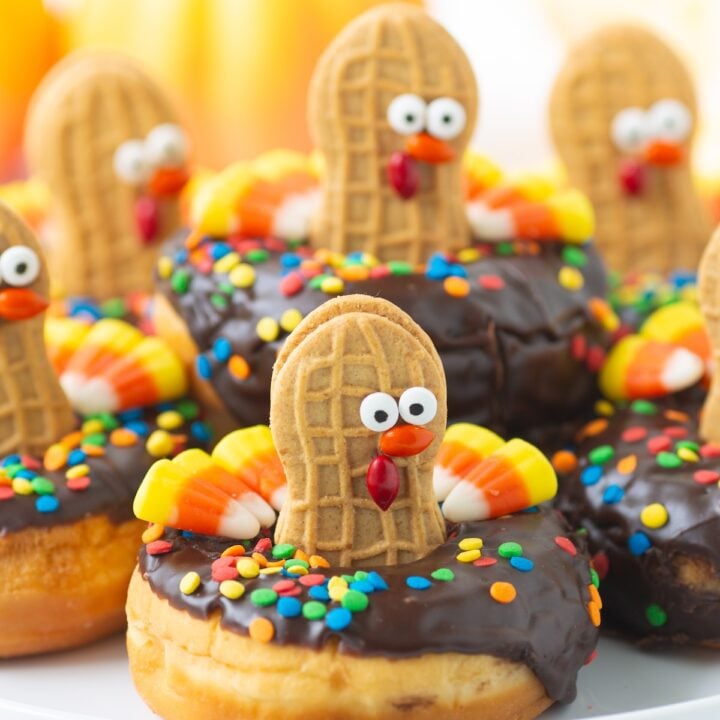 Nutter Butter Turkey Donuts