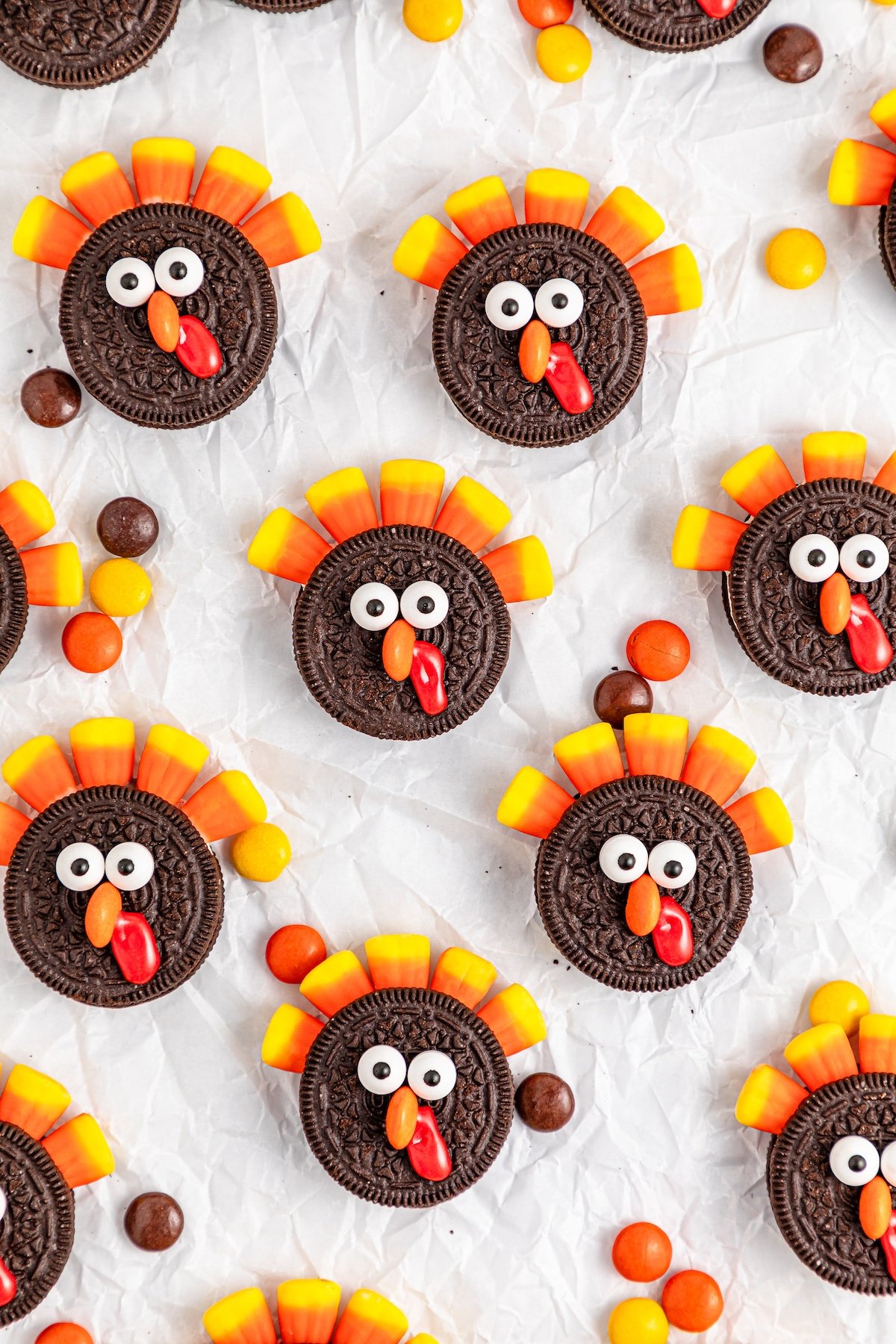 oreo cookie turkeys