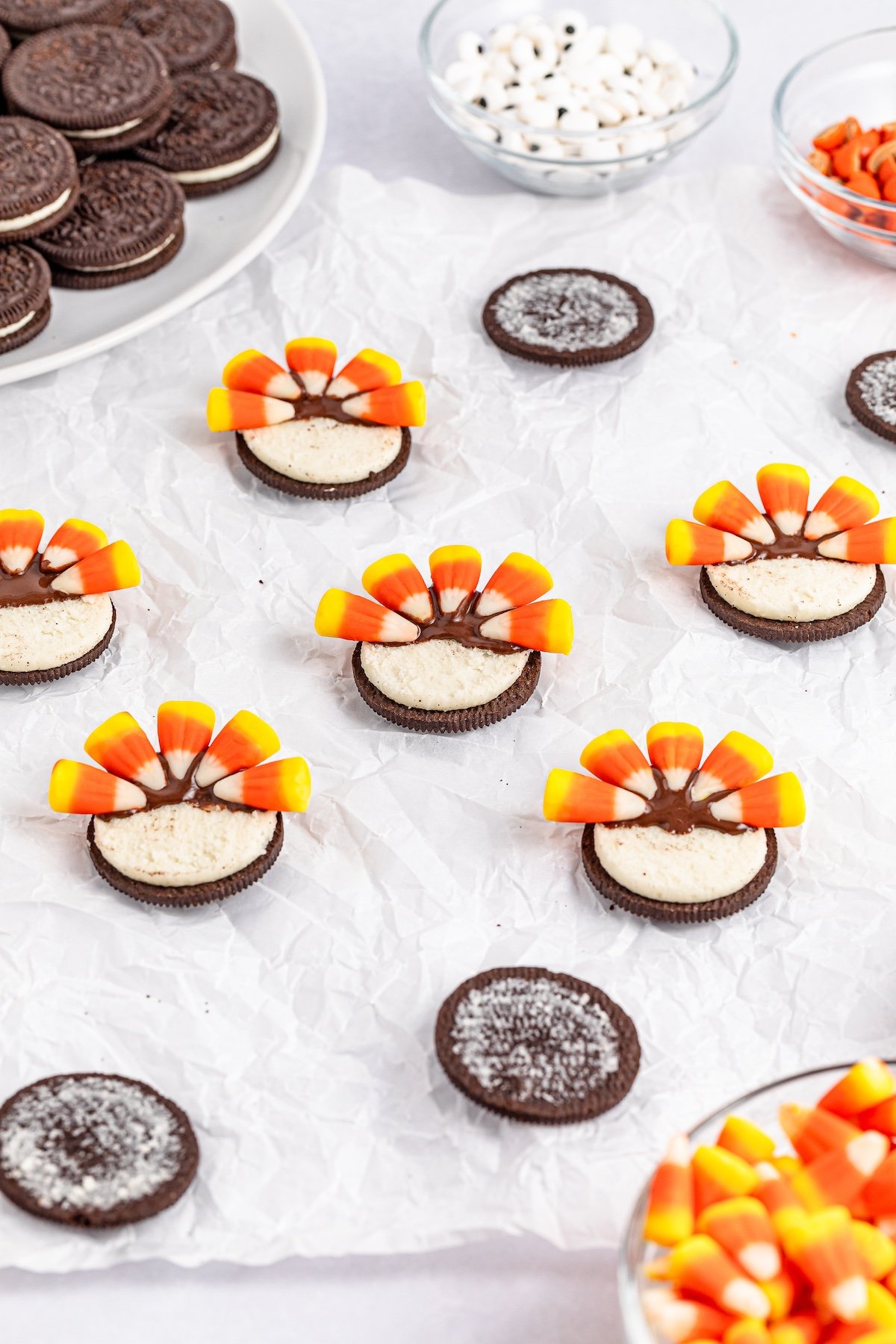 cookies with candy corn