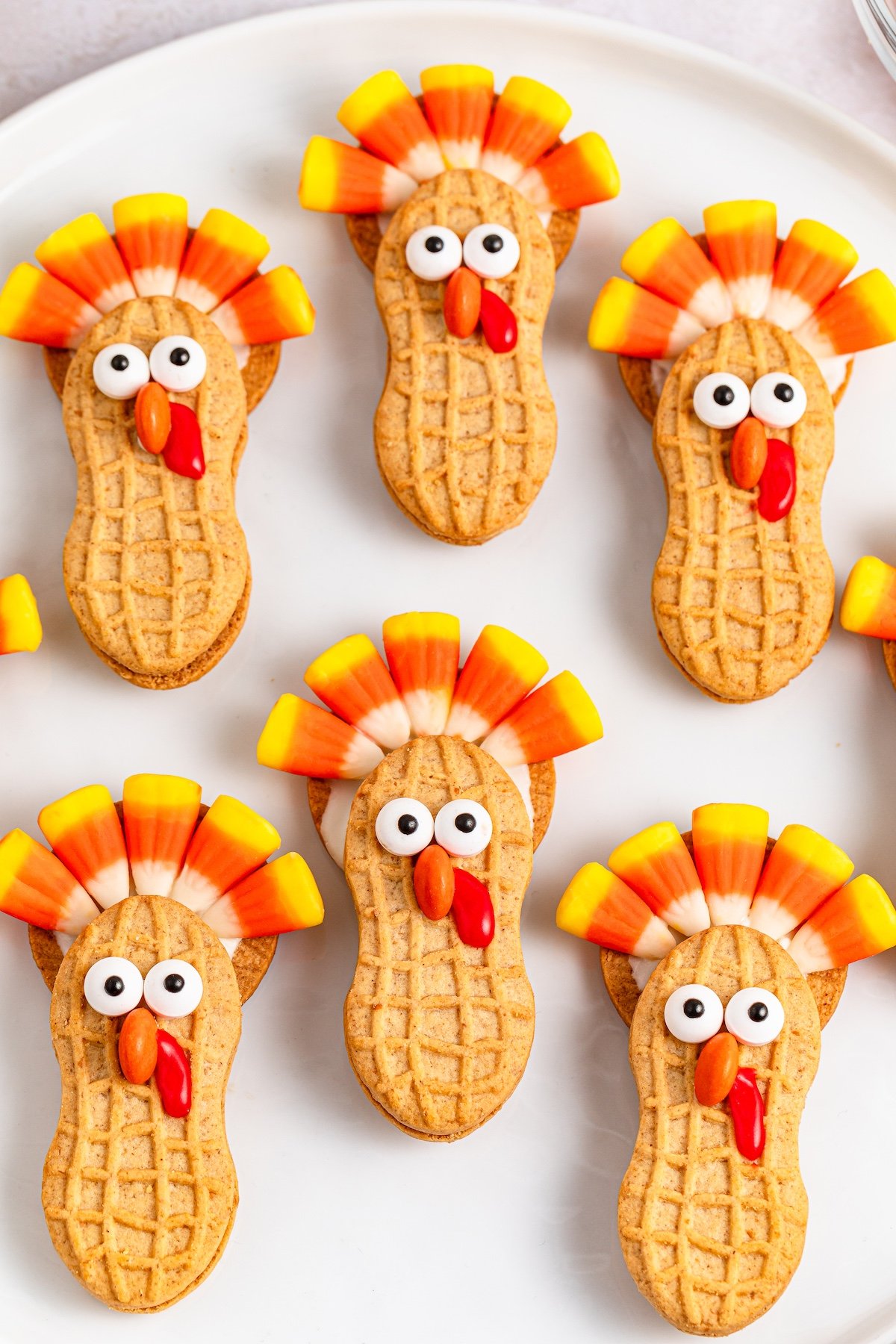 nutter butter turkey cookies