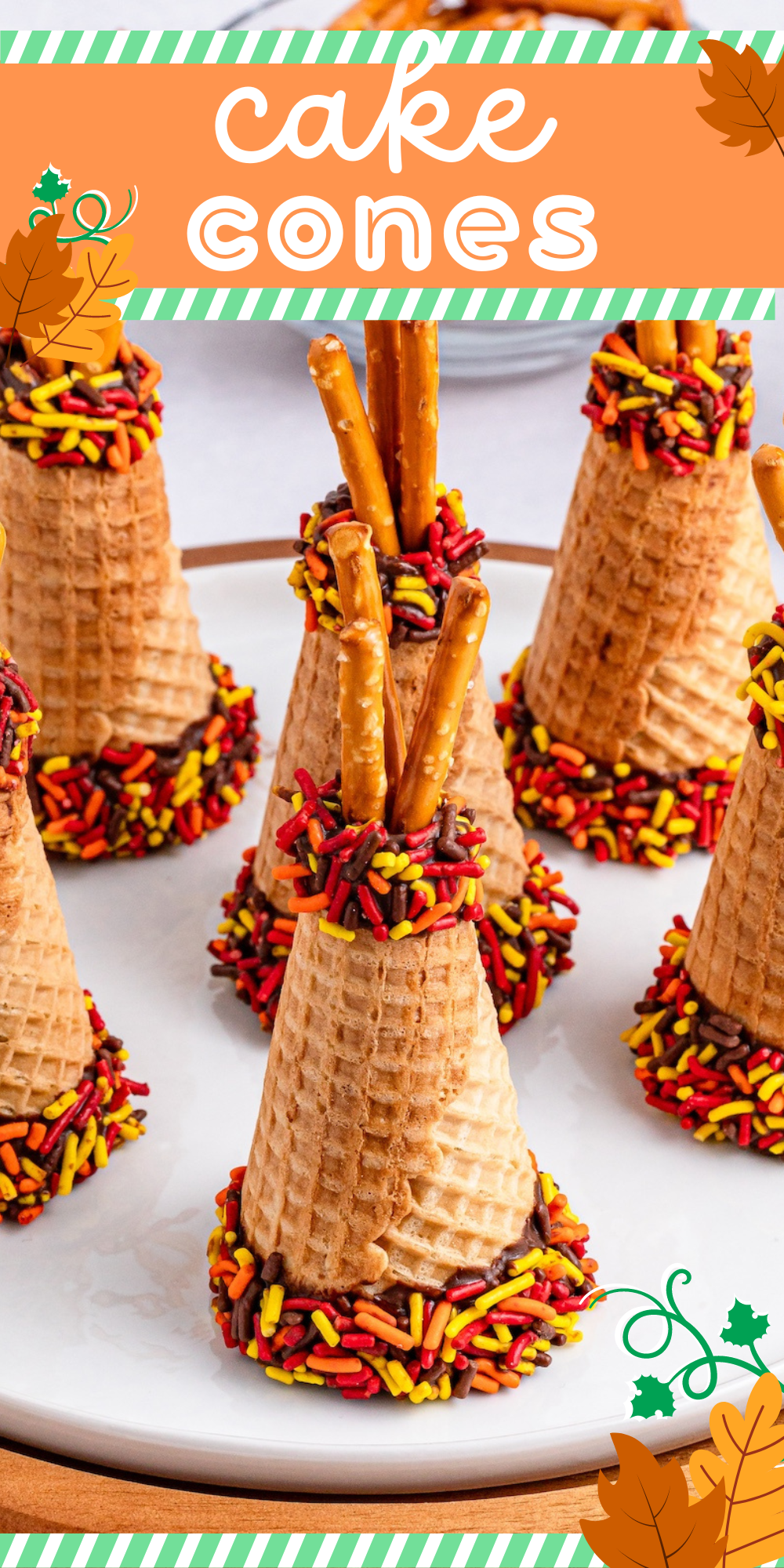 Make sweet memories with autumn cake cones; the dessert everyone's talking about. Simple to make, fun to eat, and perfect for parties.