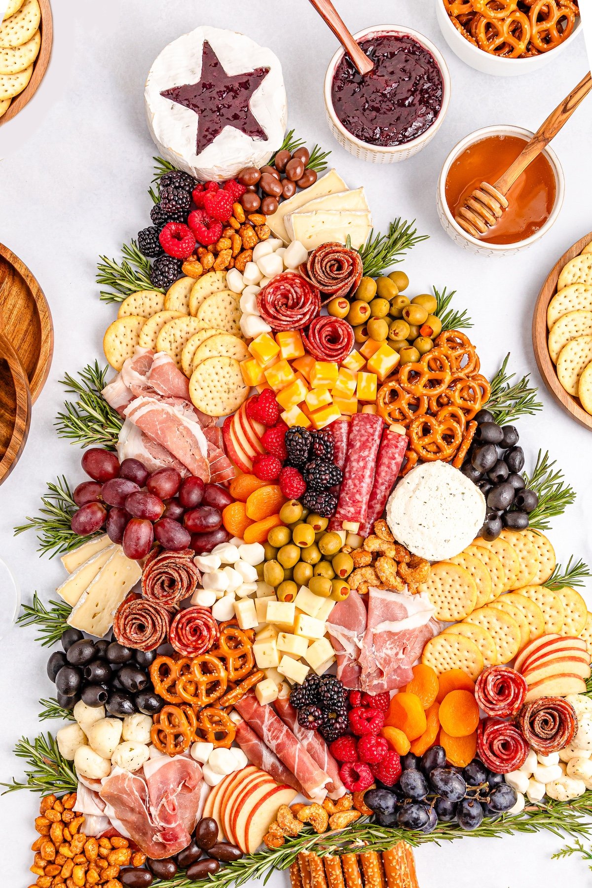 Christmas Tree Cheese Board 