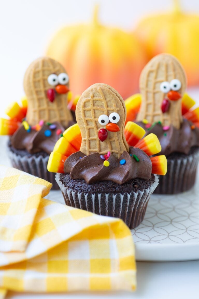 Make Your Holiday Sweeter With Nutter Butter Turkey Cupcakes