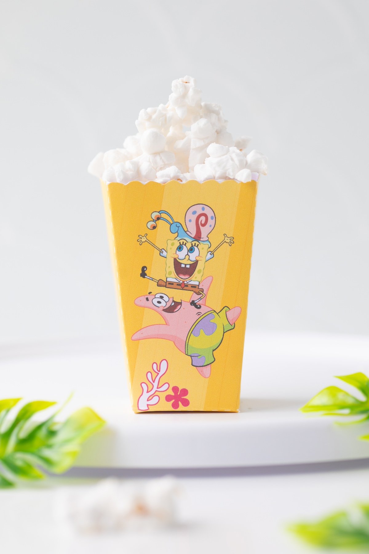 Spongebob friends Printable Popcorn Boxes