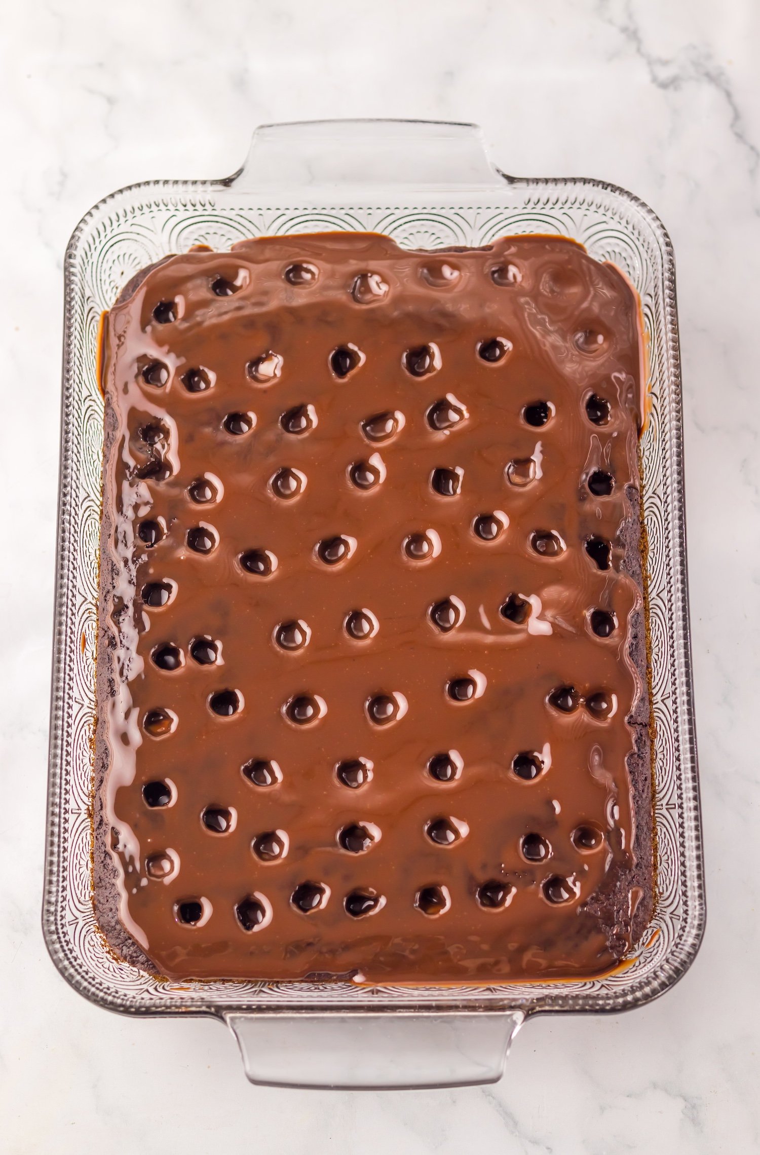 cake with holes in it