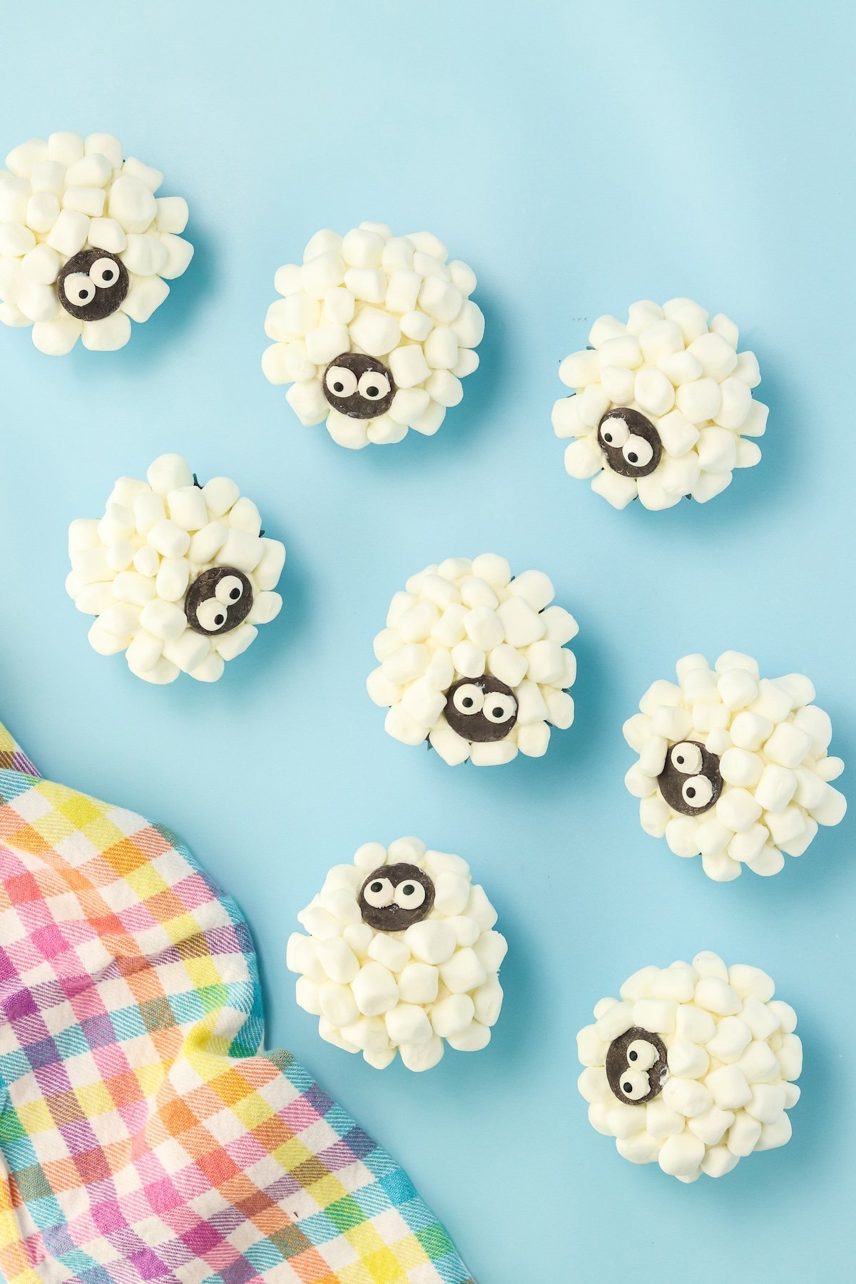 sheep cupcakes