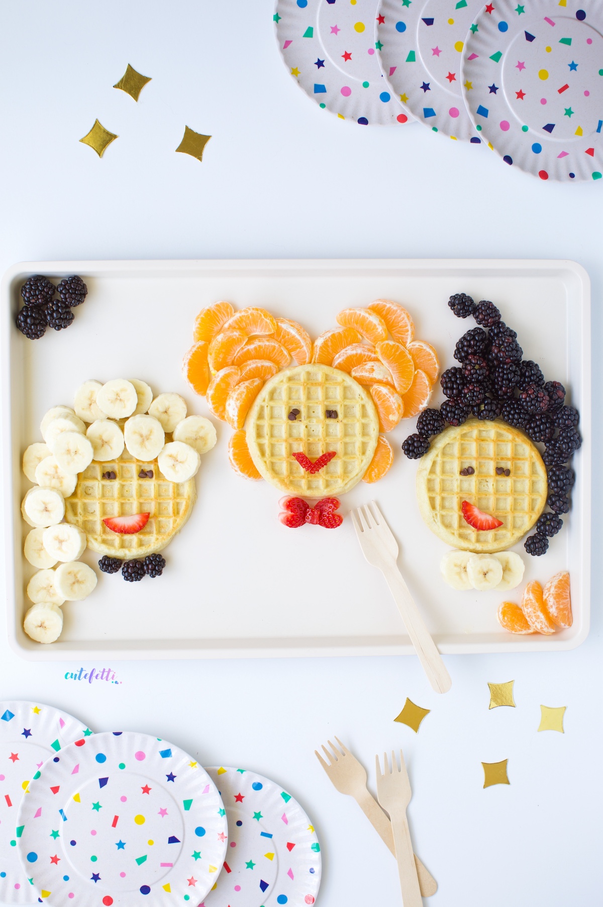 hocus pocus board with  witchy waffles.