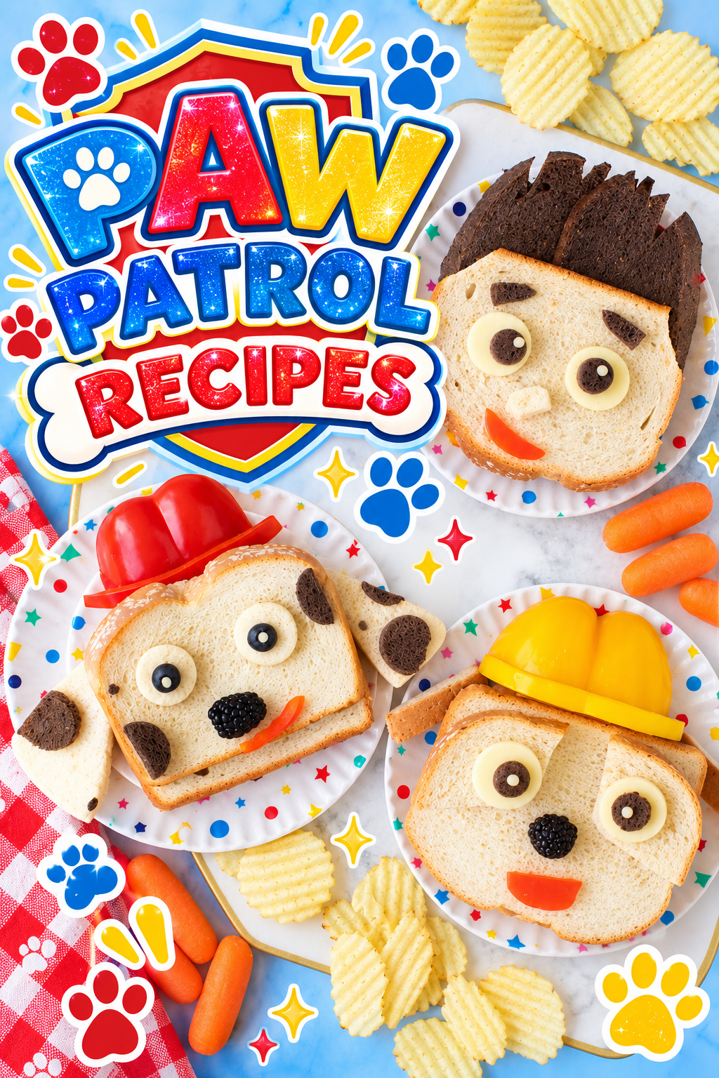 cute paw patrol recipe pin